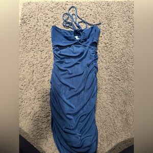 Blue Sparkly Princess Polly Dress